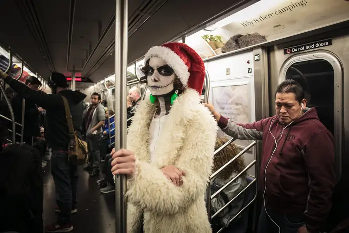 subway woman